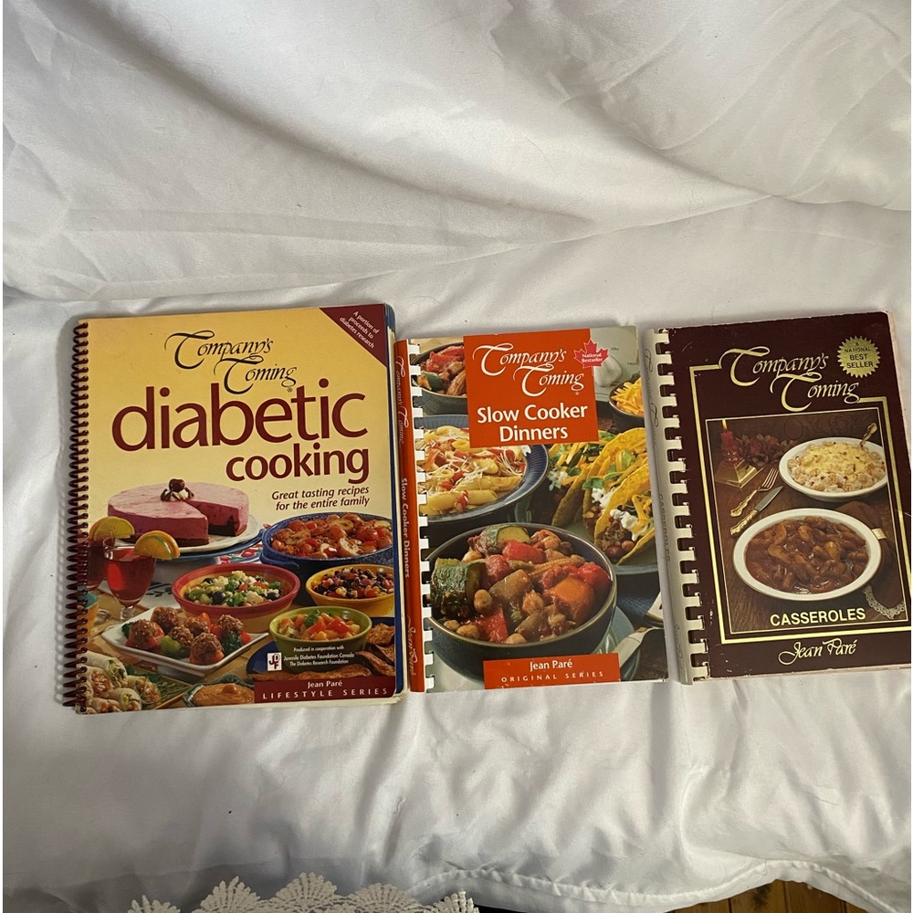 3 Company’s coming cookbooks